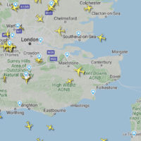 See flight paths over Deal, Kent